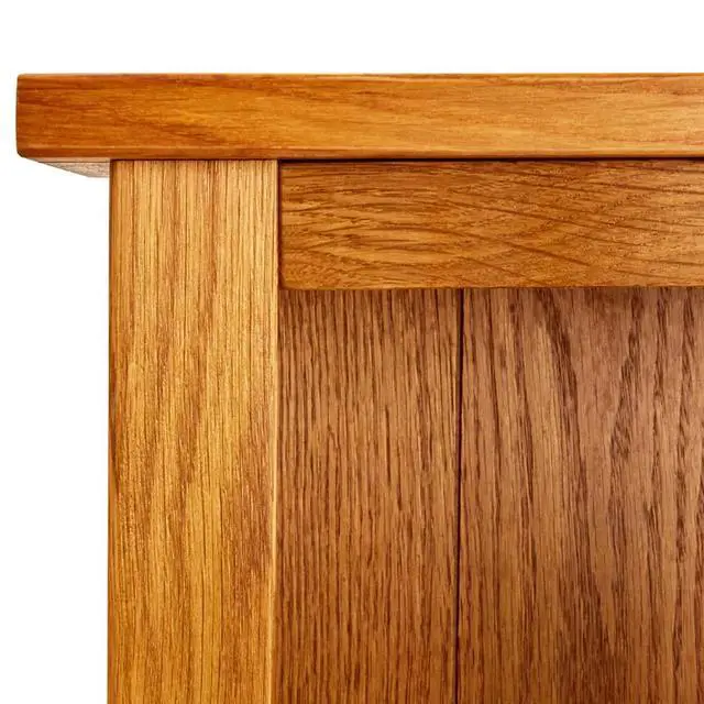 Alt view image 15 of 17 - vidaXL Solid Oak Wood 6-Tier Bookcase Book Shelves Cabinets Display Shelf