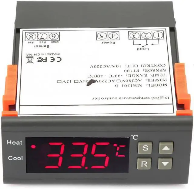 Alt view image 5 of 7 - MH1301B Digital Thermostat Adjustable Electronic Microcomputer Temperature Controller Switch AC220V Microcomputer Controlling
