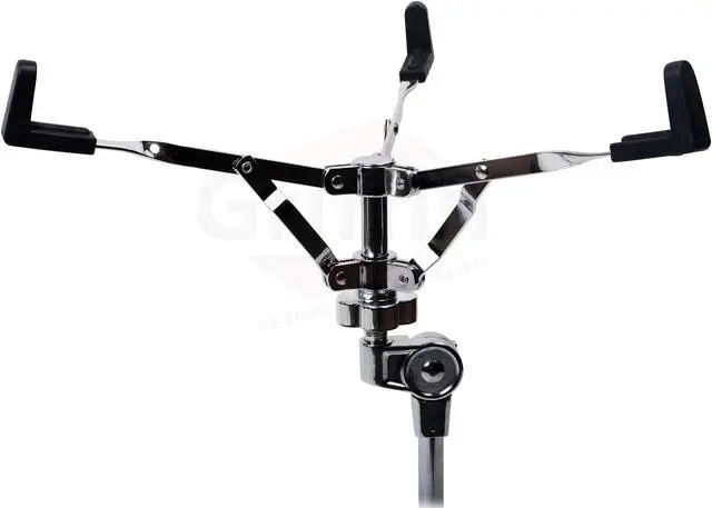 Alt view image 3 of 7 - Snare Drum Stand by GRIFFIN | Deluxe Percussion Hardware Base Kit | Double Braced, Light Weight Mount for Standard Snares, Tom Drums & Practice Pad | Slip-Proof Gear Tilter & Clamp Style Basket Holder