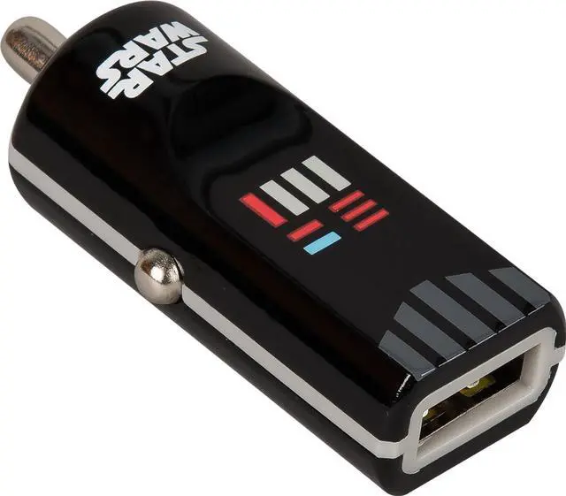 Alt view image 3 of 5 - Tribe Star Wars Darth Vader USB Car Charger