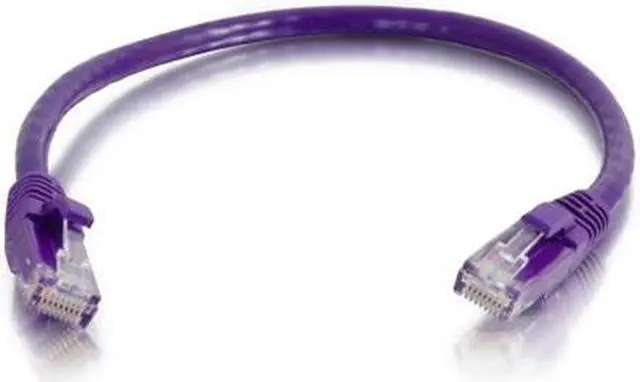 Alt view image 3 of 3 - C2G 04033 Cat6 Cable - Snagless Unshielded Ethernet Network Patch Cable, Purple (30 Feet, 9.14 Meters)