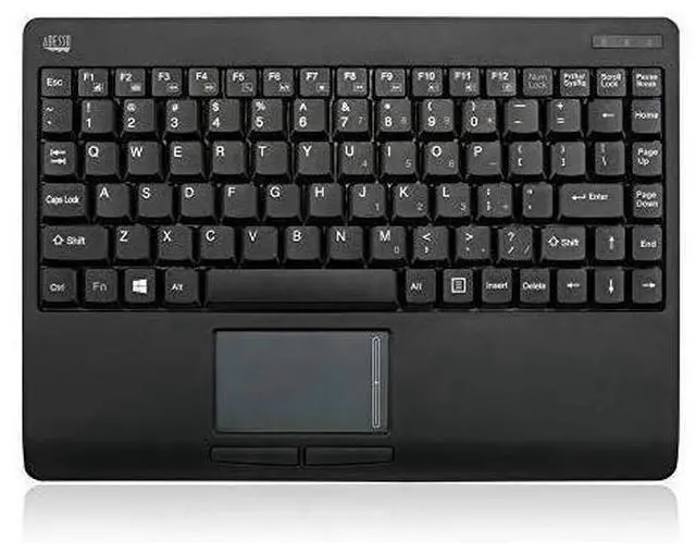 Alt view image 11 of 20 - Adesso SlimTouch 4110 Wireless Mini Touchpad Keyboard
