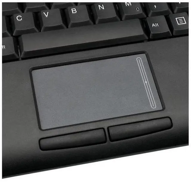 Alt view image 10 of 20 - Adesso SlimTouch 4110 Wireless Mini Touchpad Keyboard