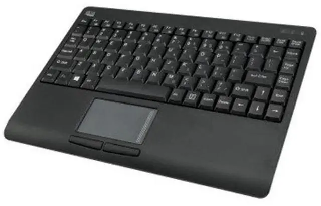 Alt view image 12 of 20 - Adesso SlimTouch 4110 Wireless Mini Touchpad Keyboard