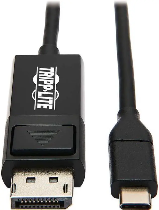 Alt view image 3 of 14 - Tripp Lite USB C to DisplayPort Adapter Cable USB 3.1 Locking 4K USB-C 3ft