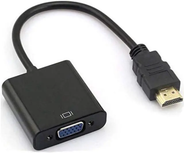 Alt view image 9 of 17 - HDMI to VGA Active Adapter Converter Cable - Male to Female
