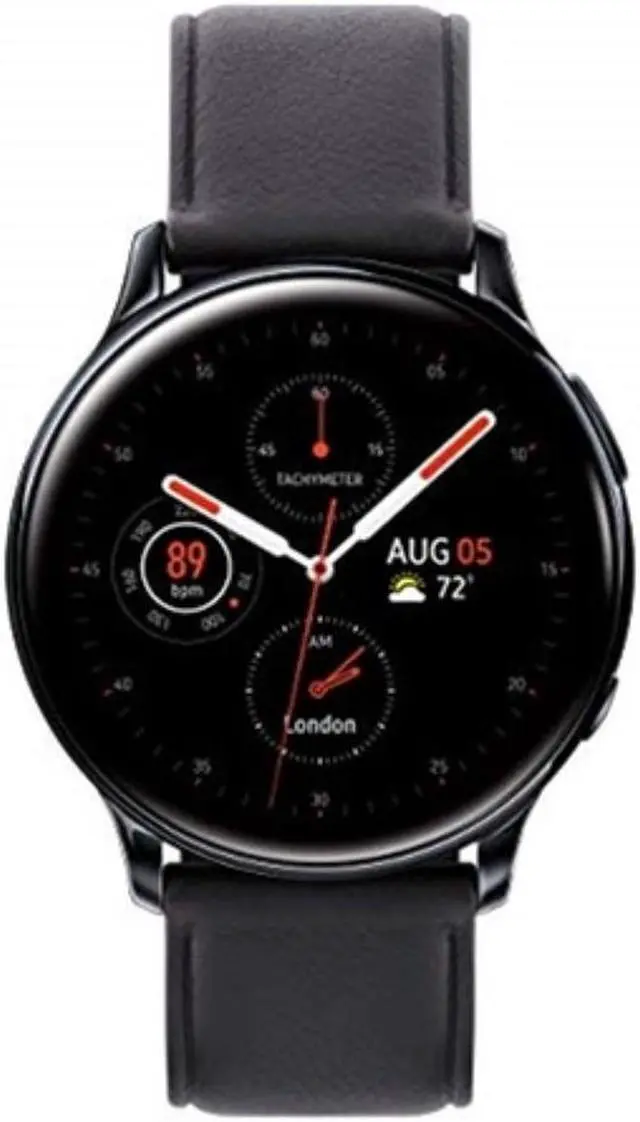 Main image of Samsung SM-R835USKAXAR Galaxy Watch Active 2 SS - 40mm/ Black Black