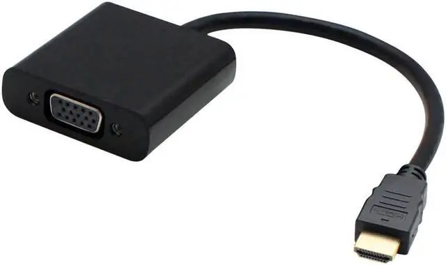 Alt view image 8 of 17 - HDMI to VGA Active Adapter Converter Cable - Male to Female