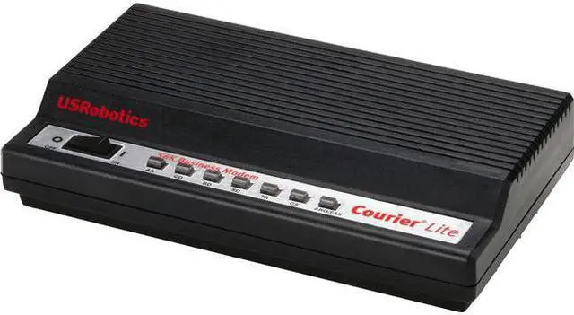 Alt view image 10 of 10 - U.S. Robotics Courier Lite 56K Business Modem USR5686G-PRO