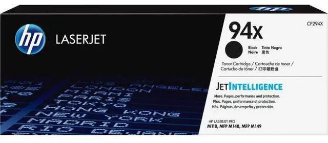 Alt view image 2 of 2 - HP 94X High Yield LaserJet Toner Cartridge - Black