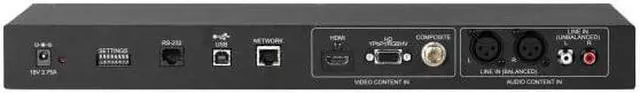 Alt view image 2 of 3 - vaddio 999-8210-000 AV Bridge HD Video and Audio Encoder