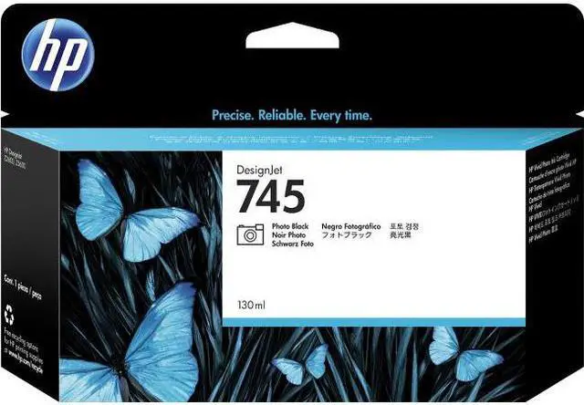 Alt view image 6 of 15 - HP 745 130-ml DesignJet Photo Black Ink Cartridge, F9J98A