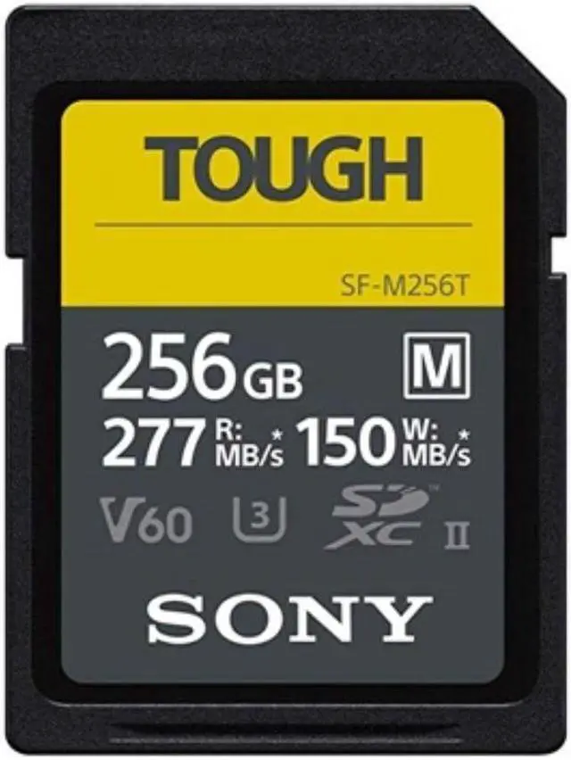 Alt view image 2 of 12 - Sony 256GB SF-M Tough Series UHS-II SDXC Memory Card SFM256T/T1