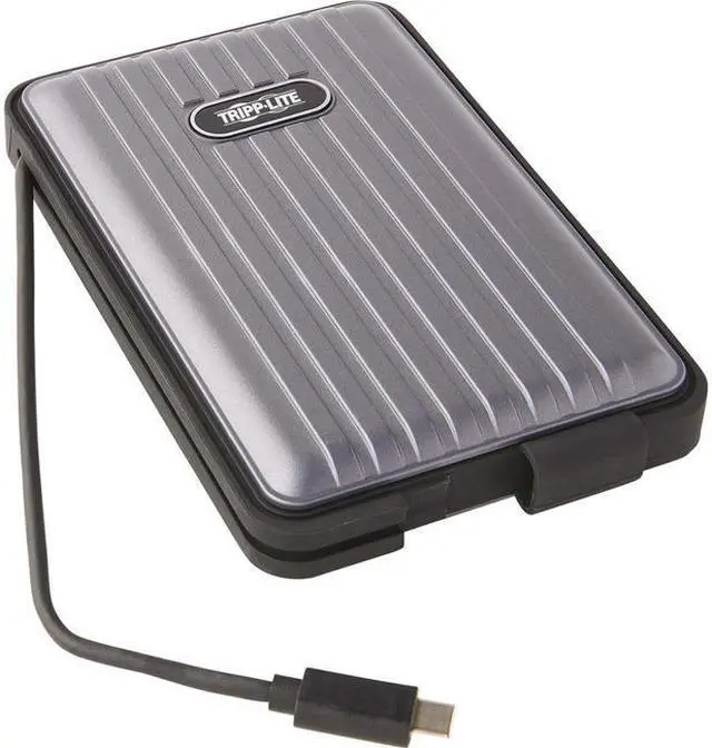 Alt view image 10 of 11 - Tripp Lite USB-C to SATA SSD/HDD Enclosure Adapter USB 3.1 Gen 1 5 Gbps Thunderbolt 3 IP66 Rated UASP U457025G1WPG