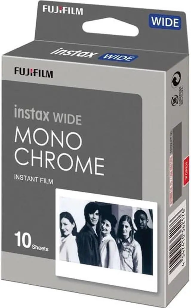 Alt view image 4 of 17 - Fujifilm Instax Wide Monochrome Film, White (16564101)