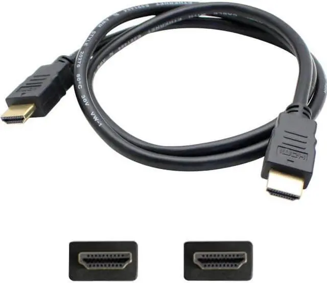 Alt view image 7 of 11 - AddOn HDMI2HDMI6F AddOn 1.82m (6.00ft) HDMI 1.3 Male to Male Black Cable - 100% compatible with select devices.