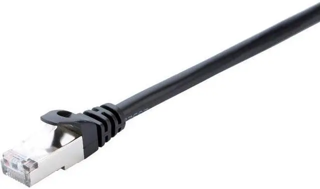 Alt view image 3 of 8 - V7 CAT6 STP Network (RJ45 m/m), Black 14ft