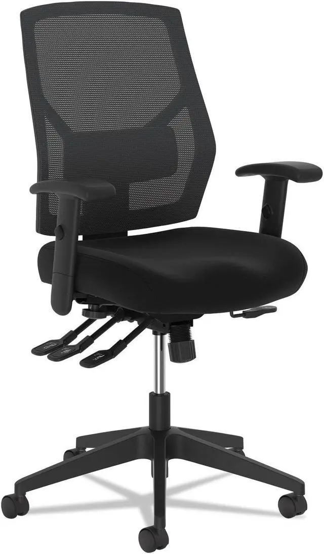 Main image of HON Crio High-Back Task Chair -Mesh Back Computer Chair with Asynchronous Control for Office Desk, Black (HVL582)