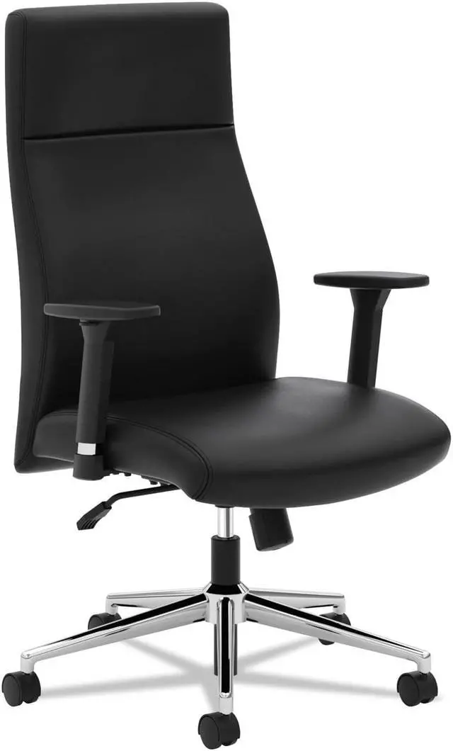 Alt view image 2 of 11 - HON - HVL108.SB11 - VL108 Executive High-Back Chair, Black Leather