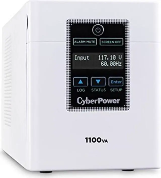 Alt view image 7 of 8 - CyberPower M1100XL Medical Grade Mini-Tower 1100VA/880W UPS