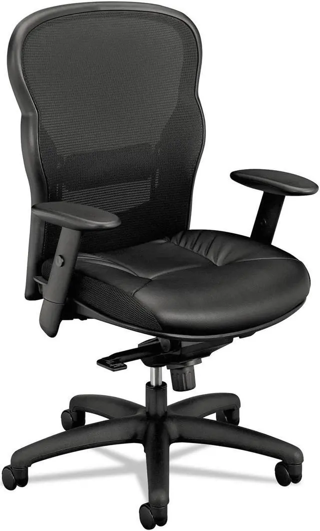 Alt view image 2 of 6 - HON Company Wave Mesh High-Back Task Chair 250lbs Cap. Black HVL701SB11