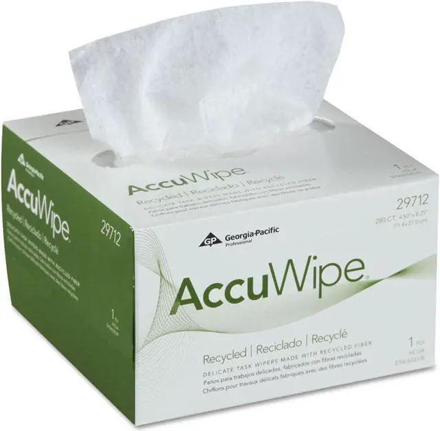 Alt view image 11 of 12 - GEORGIA-PACIFIC 29712 Delicate Task Wipes, 8-1/4" x 4-1/2", 60 Pack, 280 Wipes/
