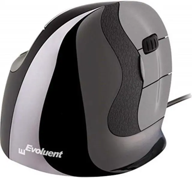 Main image of WORLDS FIRST MOUSE WITH GROOVED BUTTONS.YOUR FINGERTIPS REST IN A SHALLOW GROOVE