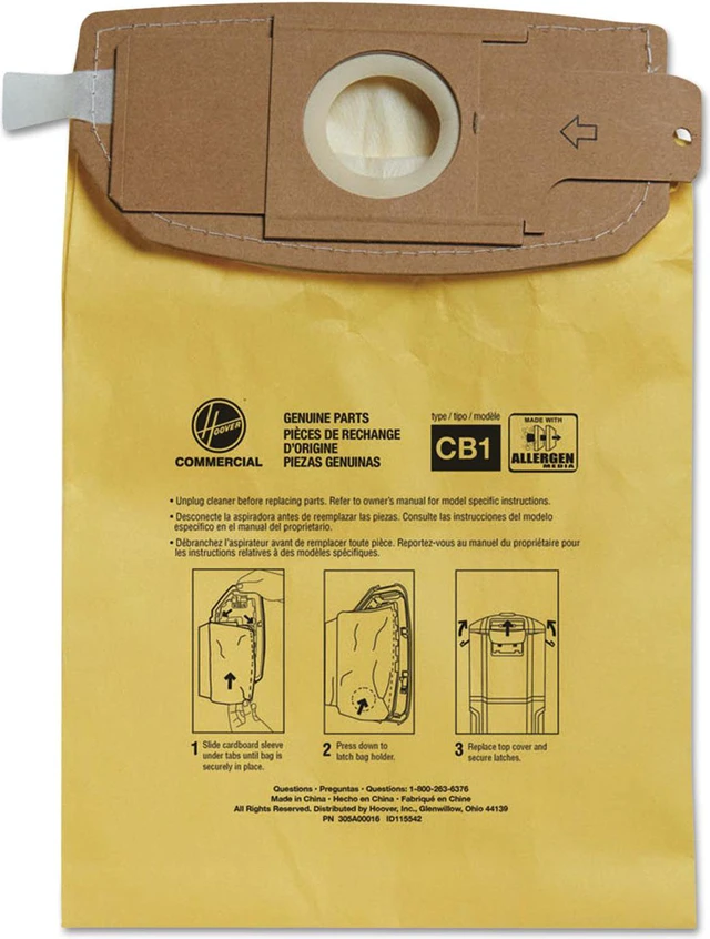 Alt view image 2 of 2 - Disposable Vacuum Bags Allergen C1 10/Carton