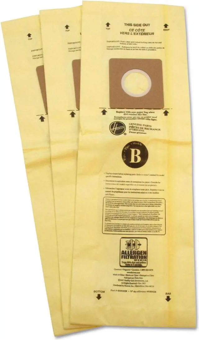 Main image of Hoover Type B Allergen Bag (3-Pack), 4010103B