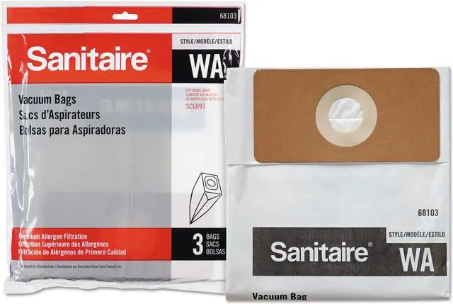 Main image of Sanitaire Wide Area Vacuum Bags Style WA OEM # 68103