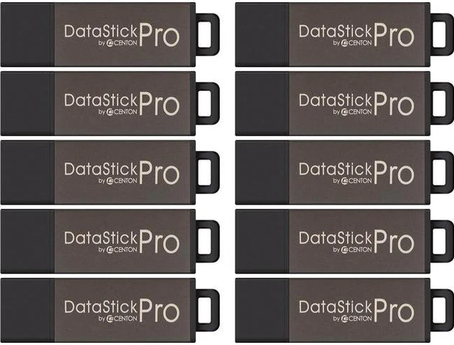Alt view image 6 of 7 - Centon S1-U2P1-2G100PK Valuepack Usb 2.0 Datastick Pro (Grey) , 2Gb, 100 Pack