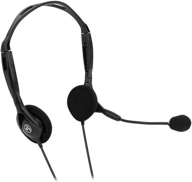 Alt view image 5 of 5 - Andrea NC-125 Noise Canceling Stereo PC Headset with Dual 3.5mm Plugs