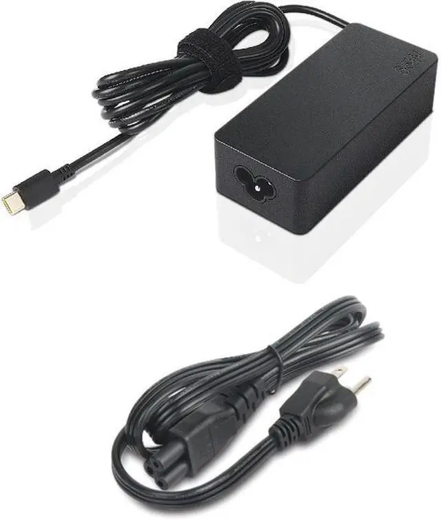 Alt view image 3 of 10 - Lenovo 65W USB Type-C AC 100-240 V AC Adapter for Select ThinkBook and ThinkPad