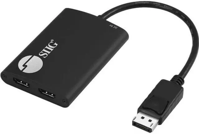 Alt view image 7 of 9 - Siig 1X2 Dp 1.2 To Hdmi Multi Monitor Splitter - 2 Port Mst Hub