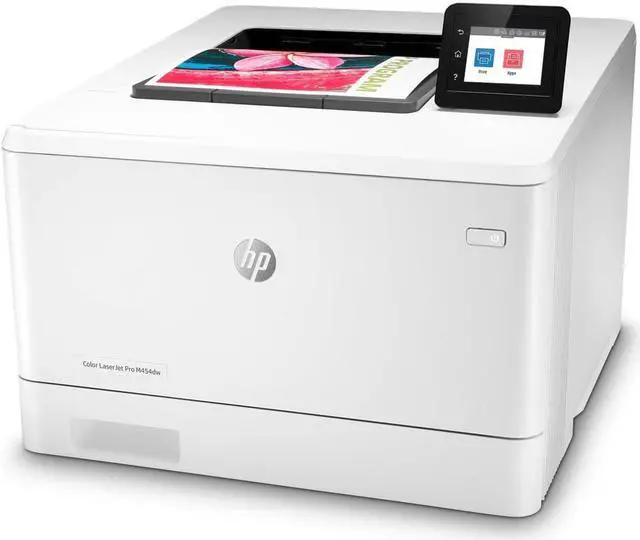 Alt view image 2 of 7 - HP M454DW 28 PPM 600 DPI Duplex Color Laserjet Pro Printer Very Good