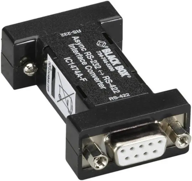 Alt view image 2 of 10 - Black Box Async Rs232 To Rs-422 Interface Bidirect