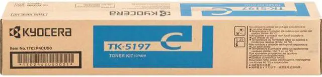 Alt view image 2 of 4 - Cyan Toner Cartridge for Kyocera TK-5197C TASKalfa 306ci, TASKalfa 307ci, TASKalfa 308ci, Genuine Kyocera Brand
