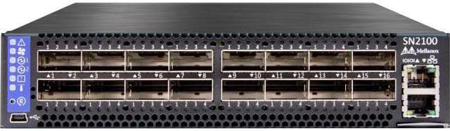 Alt view image 3 of 4 - Mellanox Spectrum Based 100GbE 1U Open Ethernet Switch with 16 QSFP28 Ports