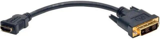 Alt view image 5 of 10 - TRIPP LITE P130-08N 8IN HDMI TO DVI ADAPTER CONVERTER CABLE CONNECTOR HDMI TO DVI-D F/M 8INCH