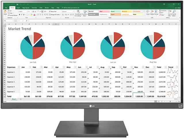 Alt view image 14 of 20 - LG 27BK67U-B 27" 16:9 4K UHD 3840 x 2160 IPS Monitor with sRGB 99% and AMD FreeSync HDMI, DisplayPort, USB-C, Height Adjustable