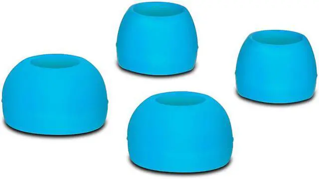 Alt view image 4 of 5 - Maxell Solid 2 Earphones with Built-in Microphone, Azure Blue