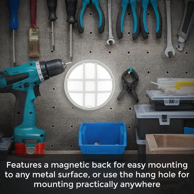 Alt view image 6 of 7 - Amertac Amerelle Heavy-Duty Grid Night Light, 73062GY