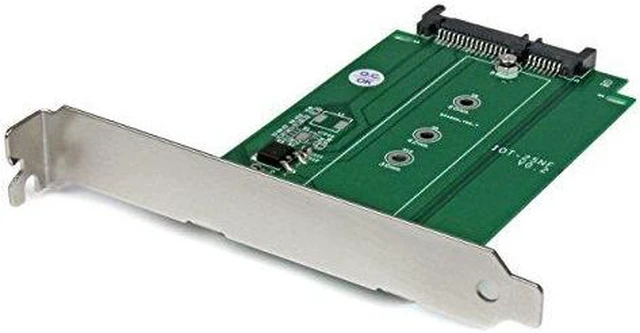 Alt view image 6 of 6 - StarTech.com S32M2NGFFPEX M.2 to SATA SSD adapter - expansion slot mounted