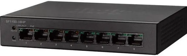 Main image of Cisco SF110D-08HP Ethernet Switch SF110D08HPNARF