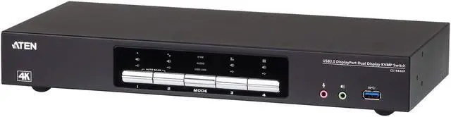 Main image of ATEN CS1944DP 4-Port USB 3.0 4K DisplayPort Dual Display KVMP Switch w/3-Yr Warranty