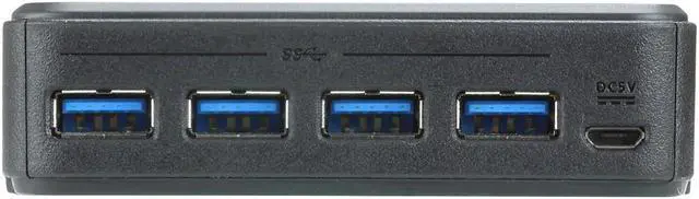 Alt view image 2 of 10 - ATEN US3344 4x4 USB 3.1 Gen1 Peripheral Sharing Switch w/3-Yr Warranty