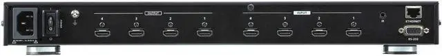 Alt view image 2 of 8 - VanCryst VM0404HB 4 x 4 True 4K HDMI Matrix Switch