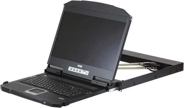 Main image of ATEN CL3800NW 1U Ultra Short Depth Dual Rail WideScreen LCD Console w/3-Yr Warranty