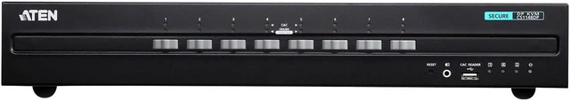Alt view image 3 of 8 - Aten 8-Port USB DisplayPort Dual Display Secure KVM Switch (PSS PP v3.0 Compliant)