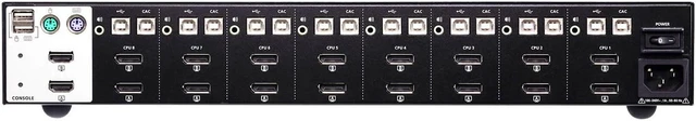 Alt view image 4 of 8 - Aten 8-Port USB DisplayPort Dual Display Secure KVM Switch (PSS PP v3.0 Compliant)